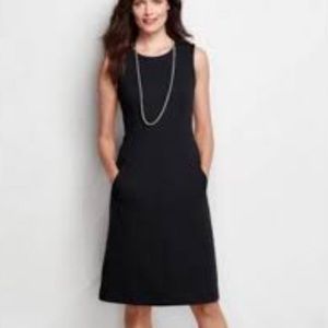 Land’s End Sleeveless Shift Dress With Pockets